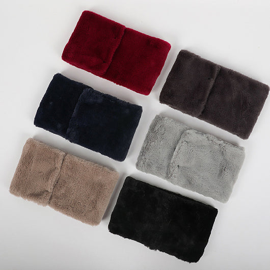 Bufanda Unisex de Color Liso - Estilo Casual Versátil