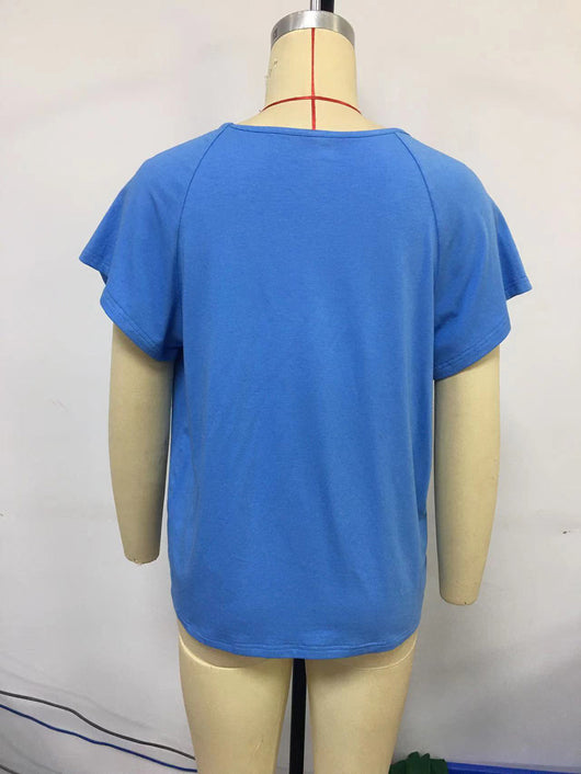 Blusa Suelta de Cuello Redondo con Detalles Calados - Image 12