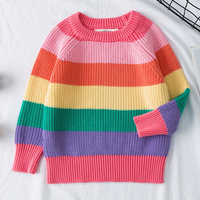 Suéter Arcoíris para Niños - Tejido Colorido y Cómodo - Image 6