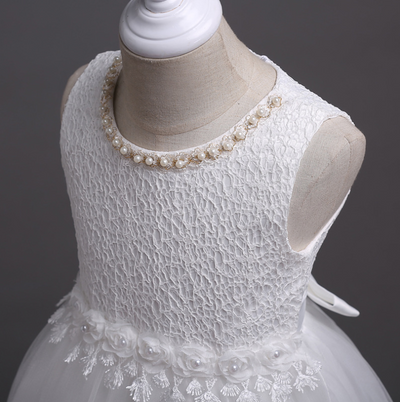 Vestido de Princesa para Niñas - Diseño Floral Elegante para Bodas y Celebraciones - Image 6