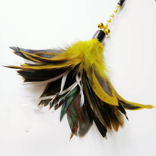 Juguete Interactivo de Plumas de Colores para Gatos - Image 3
