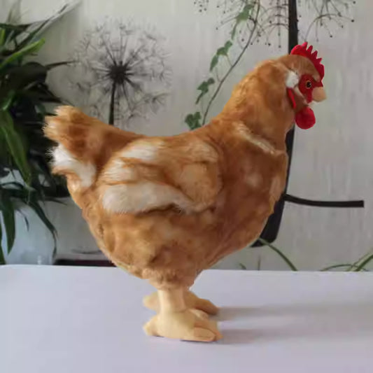 Almohada de Peluche Gallina Gigante - Juguete Decorativo Suave