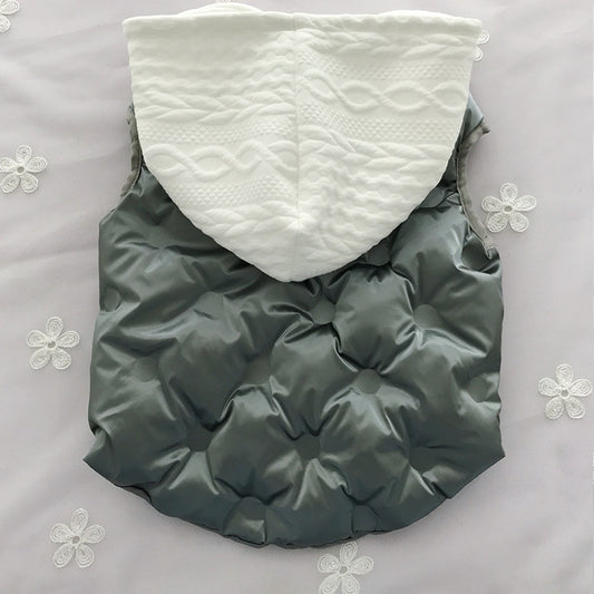 Abrigo de Algodón para Perros Grandes - Protección Invernal Brillante