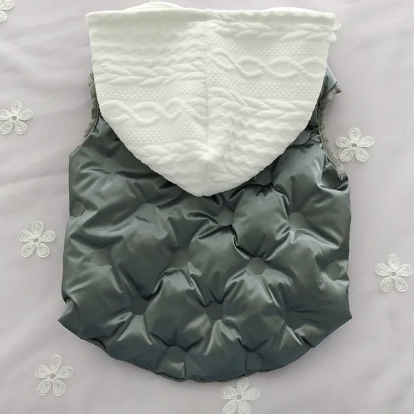 Abrigo de Algodón para Perros Grandes - Protección Invernal Brillante