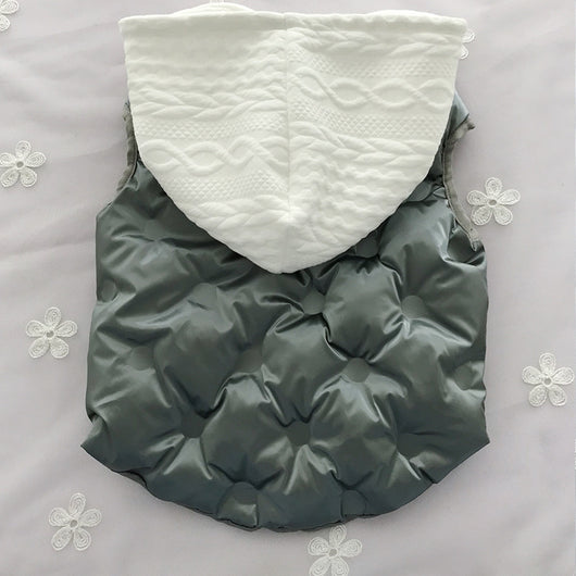 Abrigo de Algodón para Perros Grandes - Protección Invernal Brillante