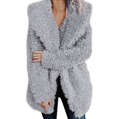 Sudadera con Capucha de Lana de Cordero y Bolsillos Dobles - Image 16