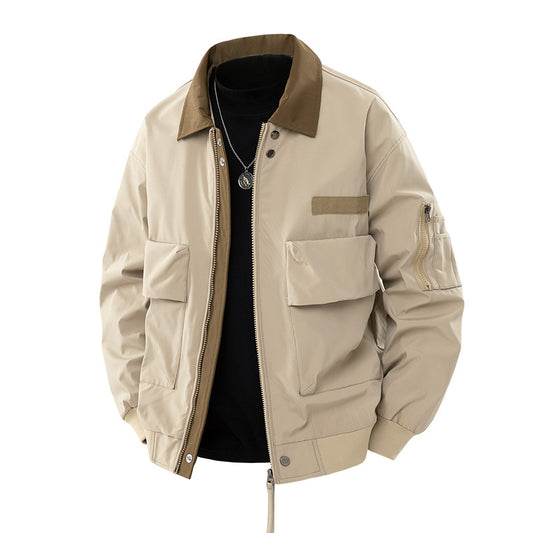 Chaqueta Piloto Retro para Hombre - Estilo Vintage Workwear