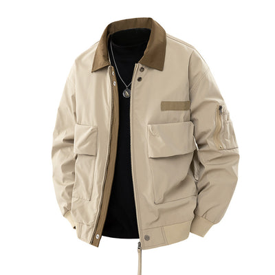 Chaqueta Piloto Retro para Hombre - Estilo Vintage Workwear