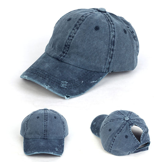 Gorra de Béisbol Lavada para Mujer con Visera Curva - Estilo Simple - Image 7