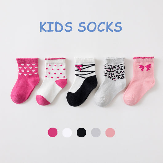 5 Pares de Calcetines Finos para Niños Primavera y Verano - Image 26