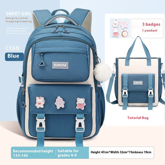 Mochila Escolar Impermeable de Tela Oxford para Niños - Image 36
