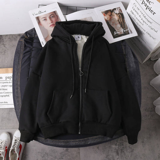 Sudadera Acolchada con Capucha y Forro Polar