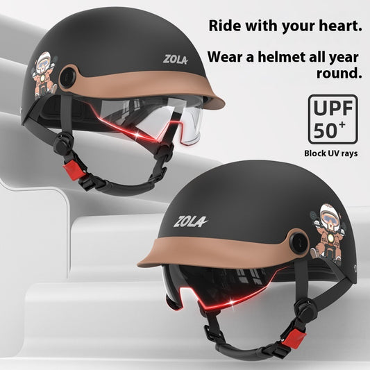 Casco Bicicleta Eléctrica con Protección Solar - Unisex Ultraligero