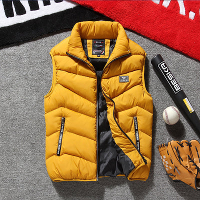 Chaleco Acolchado de Plumón para Hombre - Rojo Outdoor - Image 14