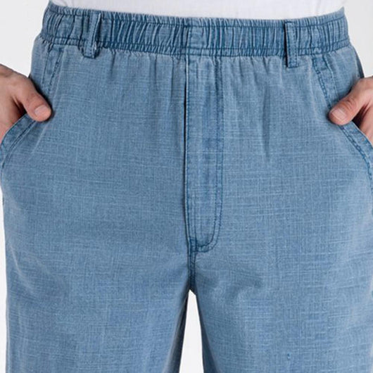 Pantalones Casuales de Cintura Alta Elástica para Adultos Mayores - Image 11