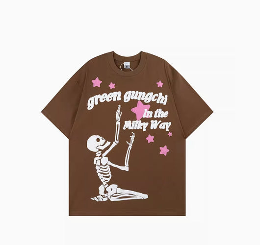Camiseta Estampado Calavera Retro Americano - Image 4