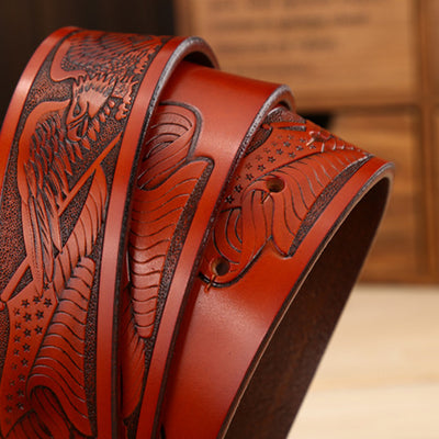 Cinturón para Hombre con Hebilla Águila Personalizada - Image 5