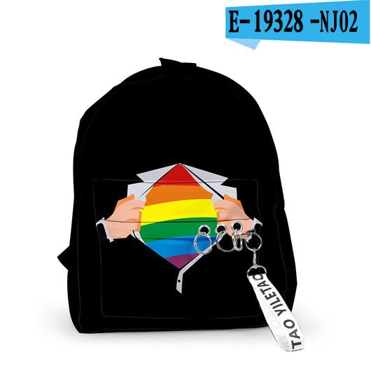 Mochila Escolar Unisex con Impresión 3D Digital - Estilo Moderno para Estudiantes - Image 10
