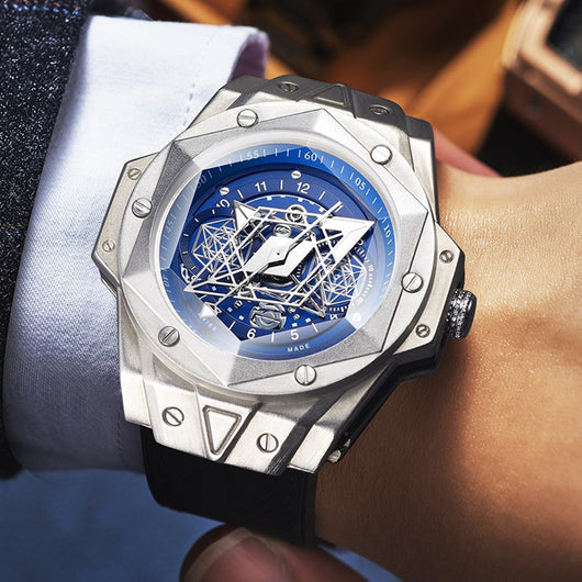 Reloj de Cuarzo para Hombre con Banda de Silicona Resistente al Agua - Image 4