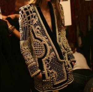 Chaqueta Acolchada Escote V Manga Larga - Image 3