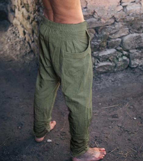 Pantalones Casuales de Algodón con Múltiples Bolsillos para Hombre - Image 2