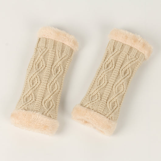 Guantes Tejidos Gruesos Rombos con Forro Polar Plus - Image 2