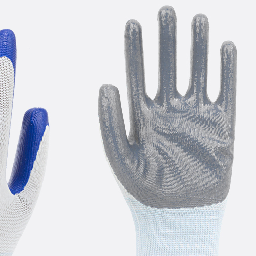 Guantes Protectores Reforzados de Goma Industrial con Recubrimiento Plástico Impregnado - Image 6