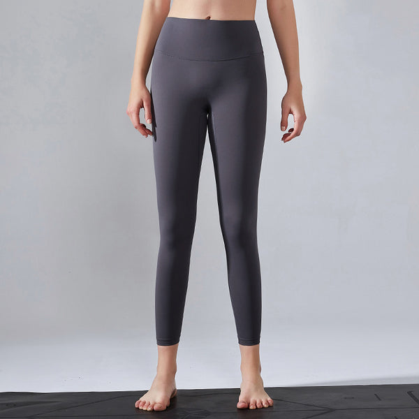Pantalones Yoga Sin Costuras Nude para Mujer
