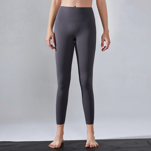 Pantalones Yoga Sin Costuras Nude para Mujer