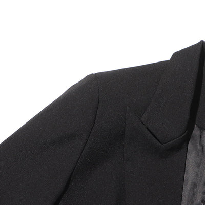 Blazer Elegante con Diseño Midriff para Mujer - Traje Ejecutivo Otoño - Image 8