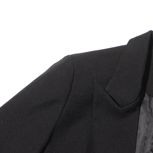 Blazer Elegante con Diseño Midriff para Mujer - Traje Ejecutivo Otoño - Image 8