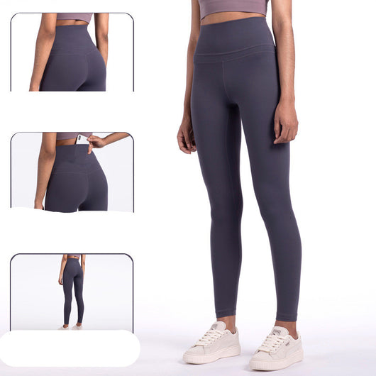 Leggings Deportivos Nude Feeling con Bolsillos - Pantalones Yoga y Fitness - Image 9