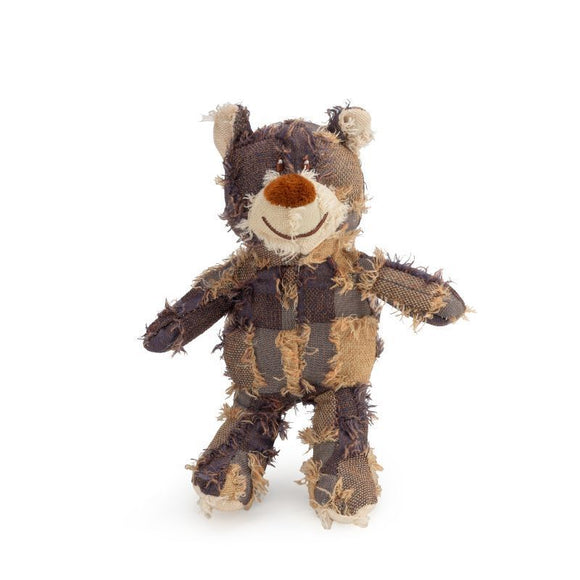 Osito Indestructible con Sonajero - Juguete Resistente para Perros Masticadores