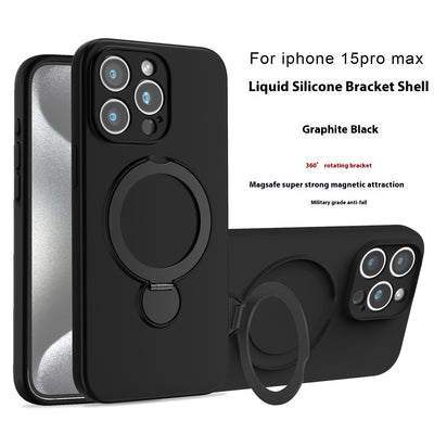 Funda Magnética de Silicona Líquida con Soporte - Protección Anti-caídas - Image 6