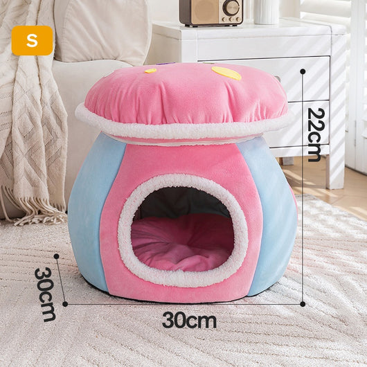 Nido Térmico Desmontable para Gatos y Conejos - Felpa Gruesa Invierno - Image 7