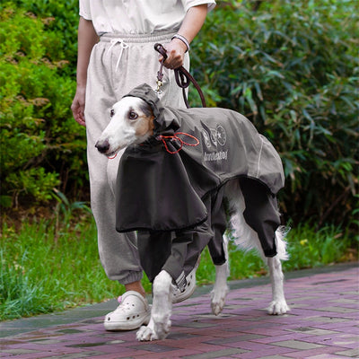 Poncho Impermeable Ajustable para Perros Medianos y Grandes con Capucha - Image 2