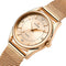 Reloj de Pulsera Mujer con Correa de Malla Resistente al Agua