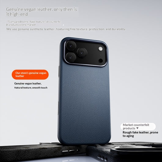 Funda Magnética de Cuero Genuino para Celular con Protección Antihuellas - Image 5