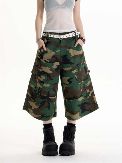 Pantalones Cargo Camuflaje Estilo Retro Americano - Image 11