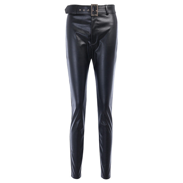 Cinturón Casual de Cuero Sintético para Pantalones Ajustados