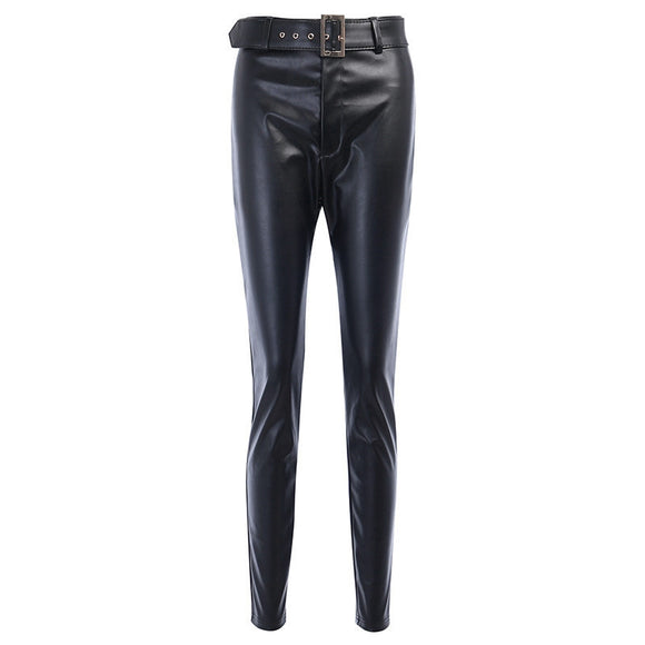 Cinturón Casual de Cuero Sintético para Pantalones Ajustados