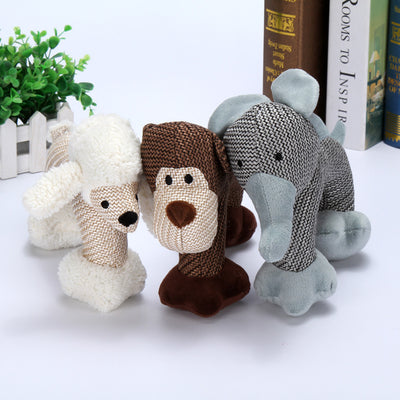 Juguete Sonoro de Peluche Resistente y Seguro para Mascotas - Image 2