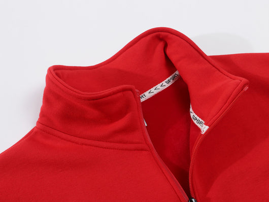 Chaqueta Suéter de Terciopelo Dorado Grabado con Cuello de Pie y Personalización - Image 36