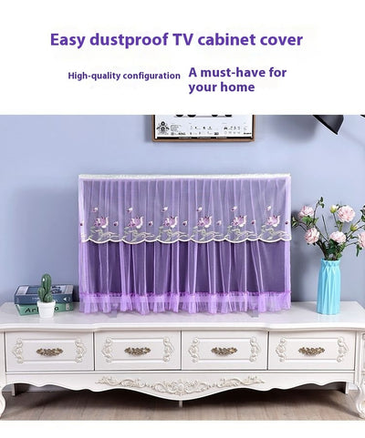 Funda Protectora de Encaje para Televisor - Cubierta Antipolvo Elegante - Image 15