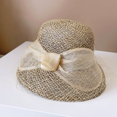 Sombrero Tipo Balde con Moño Grande Cambric - Image 7