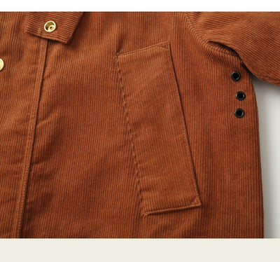 Abrigo Trench Vintage en Pana Estilo Maillard - Image 16