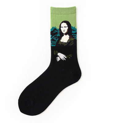 Calcetines Retro con Arte Abstracto Inspirado en Van Gogh - Image 18