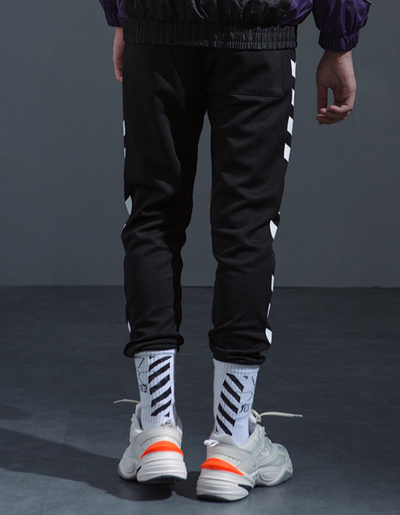 Pantalón de Chándal Hombre Otoño Tendencia Urbana Retro Corte Recto Casual - Image 6