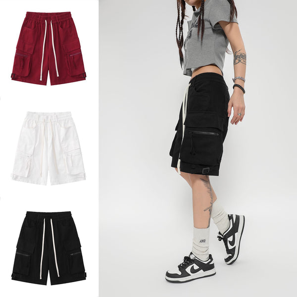 Pantalones Cortos Cargo Casuales con Bolsillos Laterales