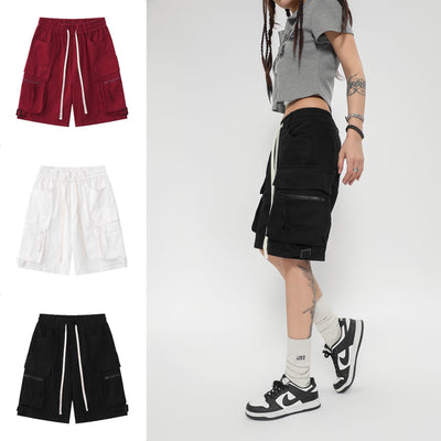 Pantalones Cortos Cargo Casuales con Bolsillos Laterales
